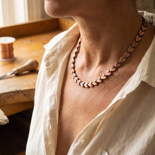 Nora's Briar Copper Necklace