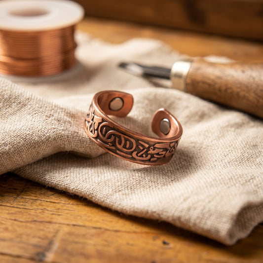 Nora's Burr Copper Ring