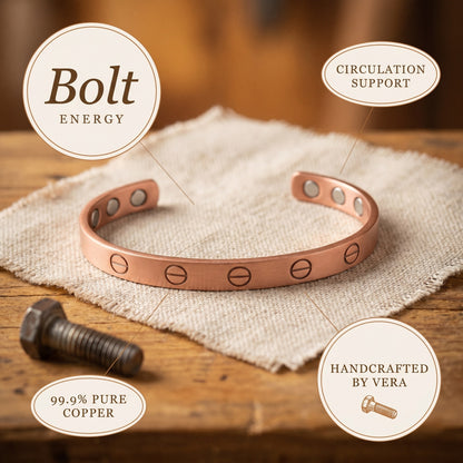 Nora's Bolt Copper Bracelet