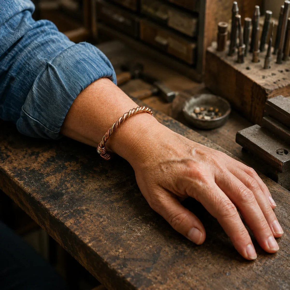 Nora's River Copper Bracelet