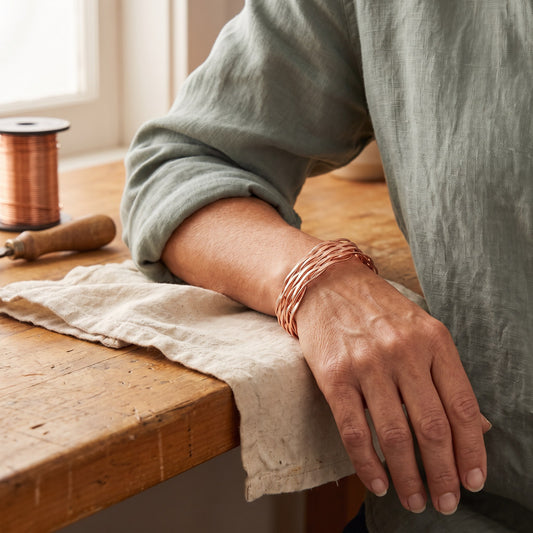 Nora's Wisp Copper Bracelet