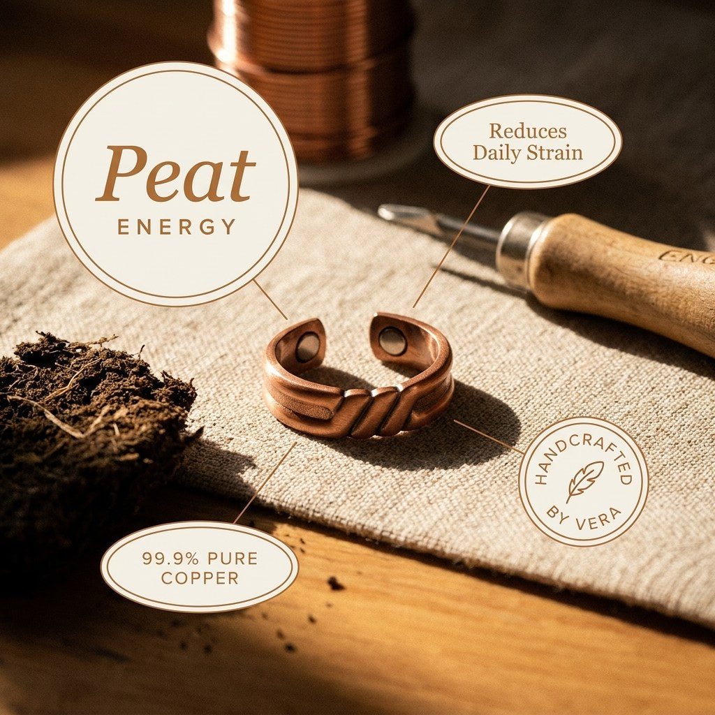 Nora's Peat Copper Ring