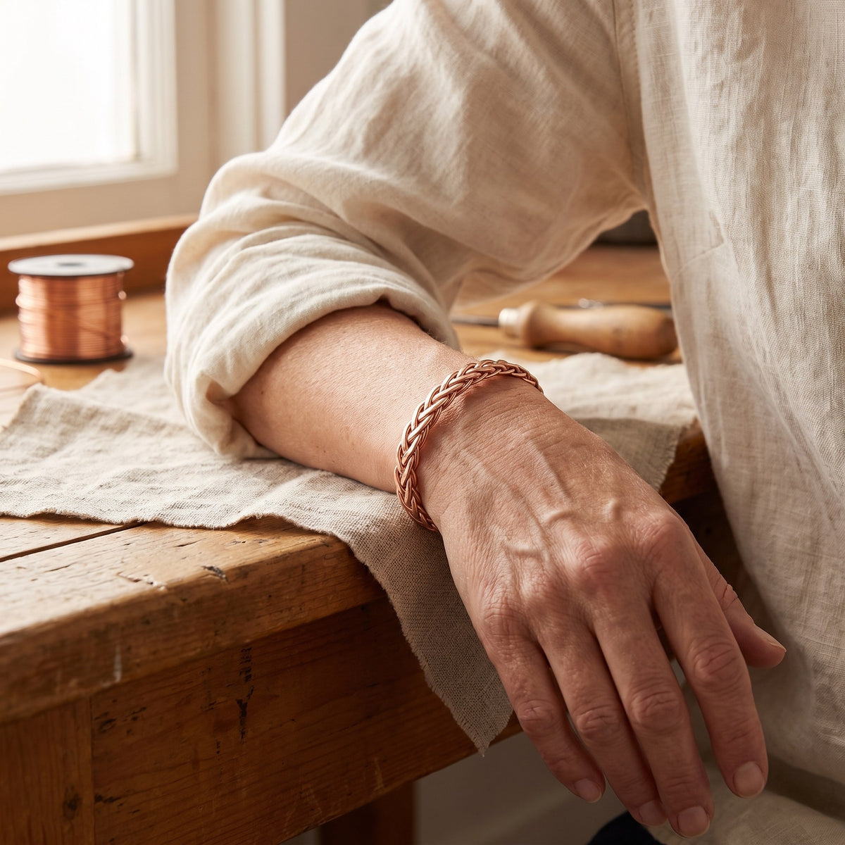 Nora's Bramble Copper Bracelet