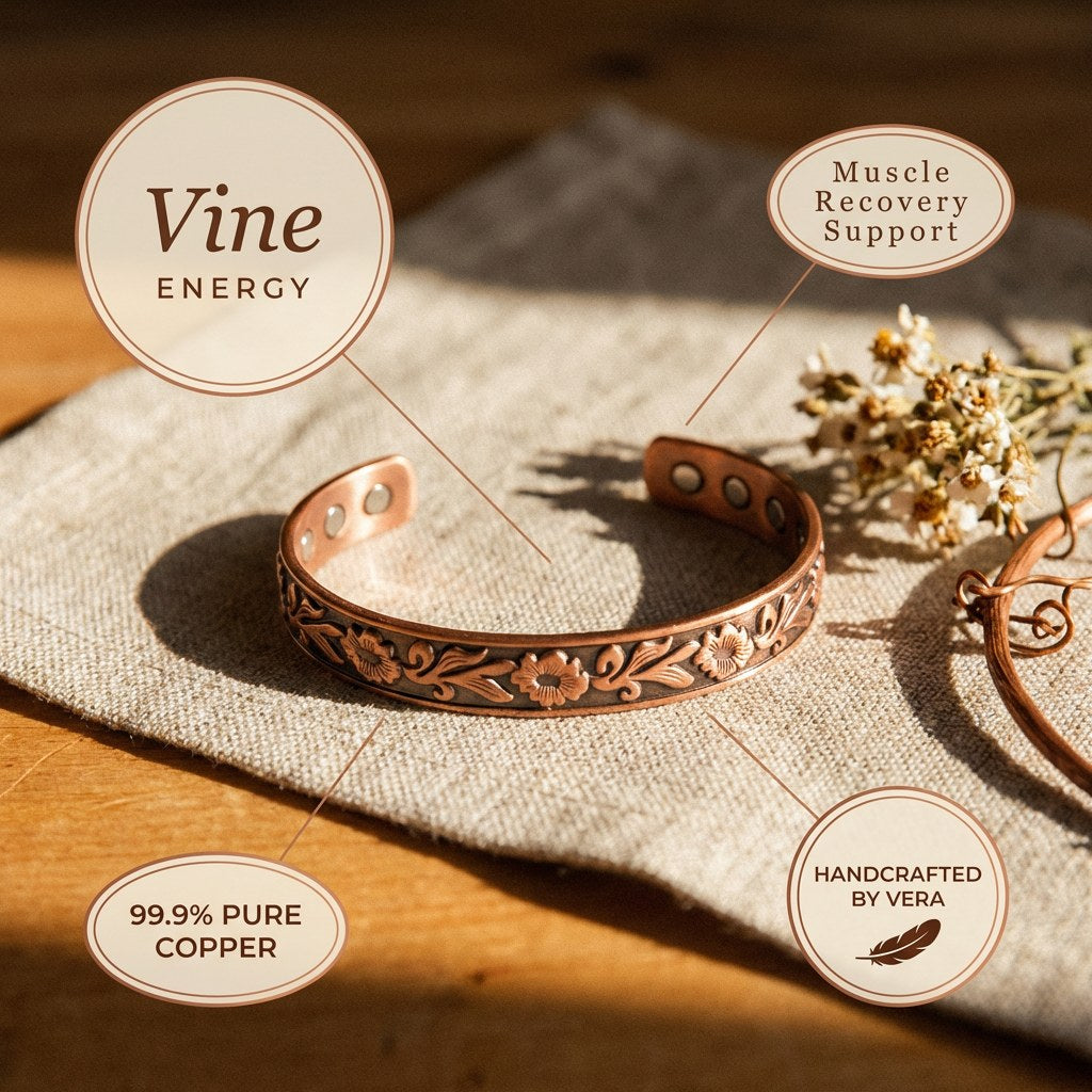 Nora's Vine Copper Bracelet