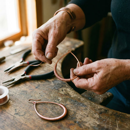 Nora's Creek Copper Earrings