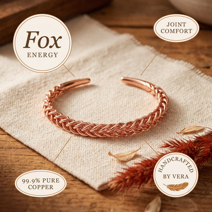Nora's Fox Copper Bracelet