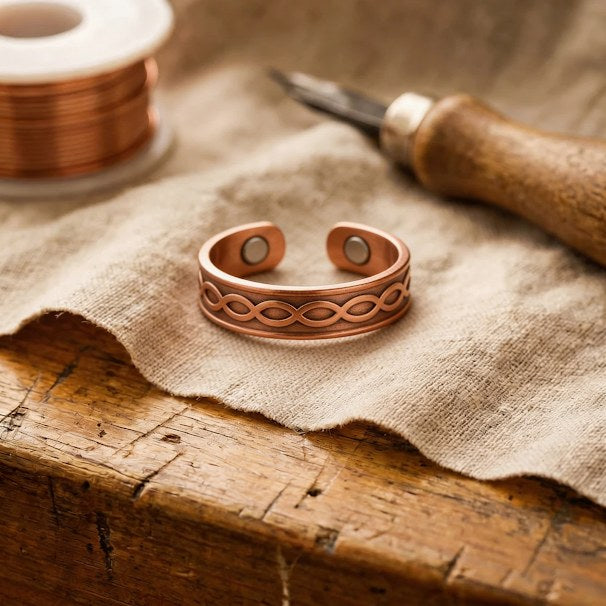 Nora's Char Copper Ring