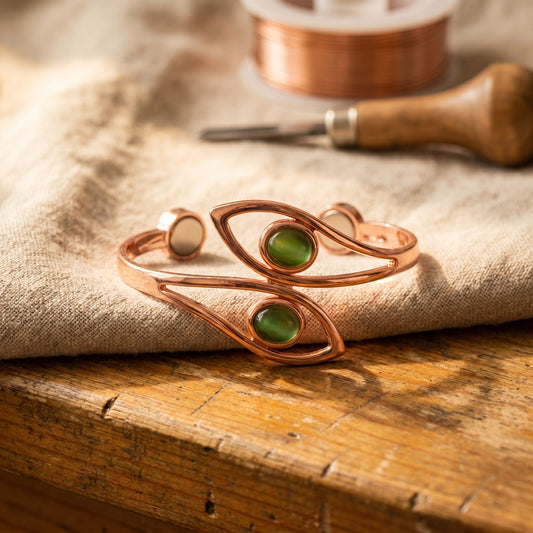 Nora's Opal Copper Bracelet