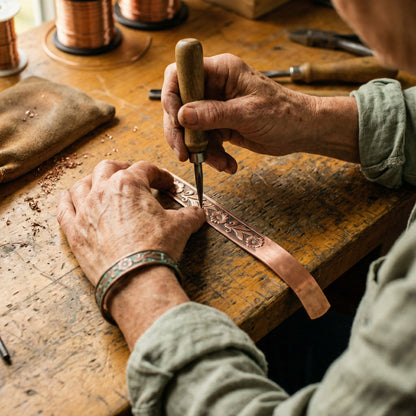 Nora's Vine Copper Bracelet