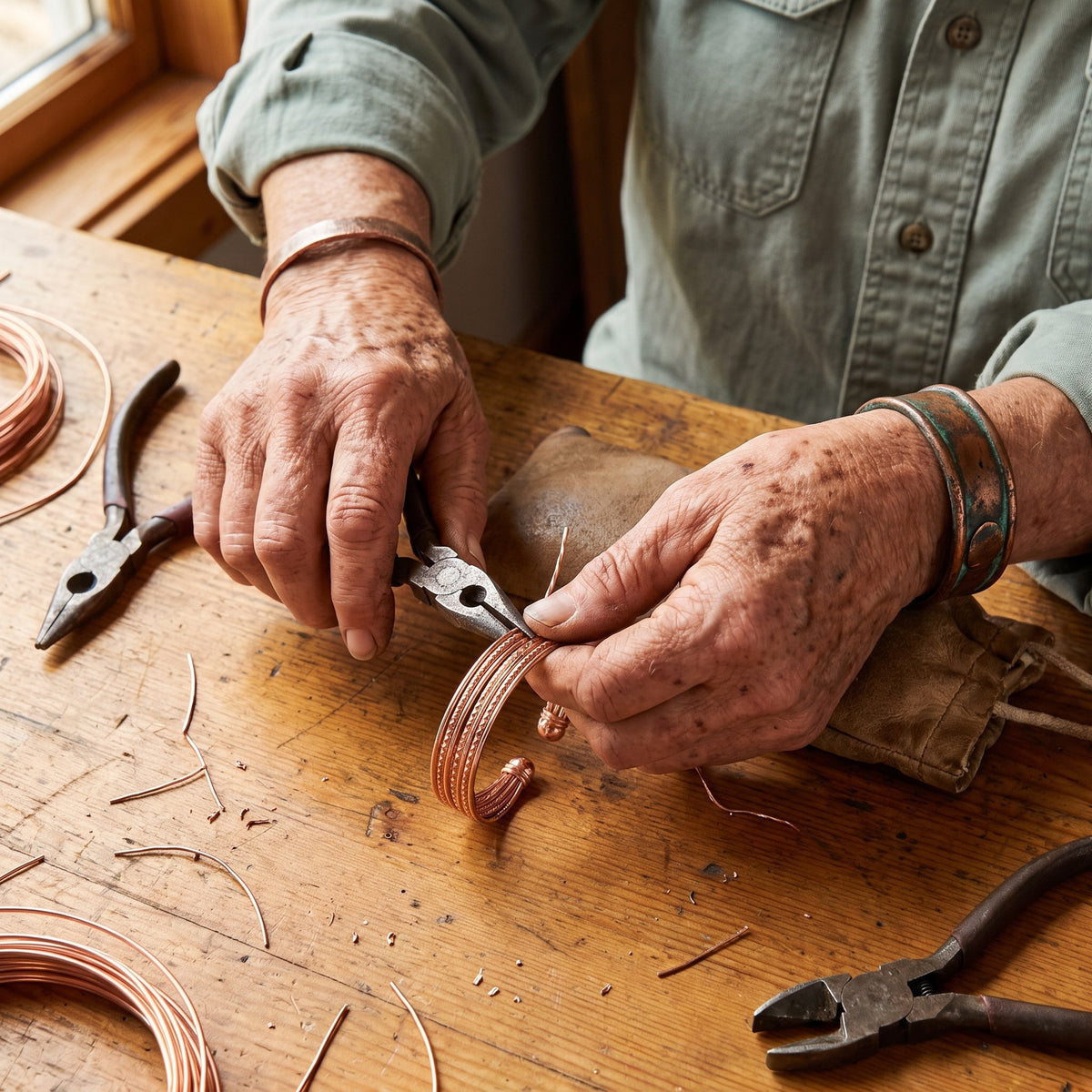 Nora's Swift Copper Bracelet