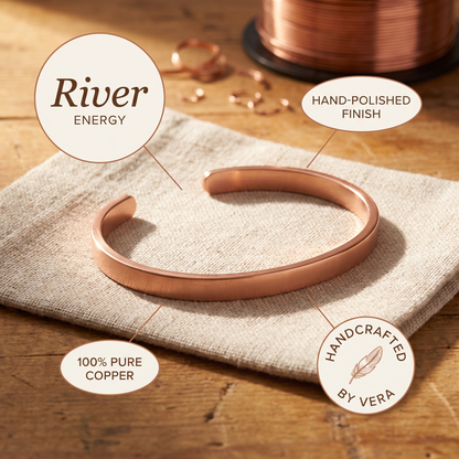 Nora's River Copper Bracelet