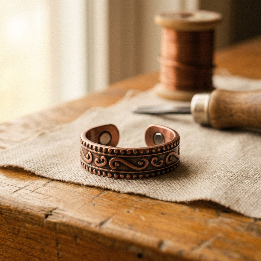 Nora's Fern Copper Ring