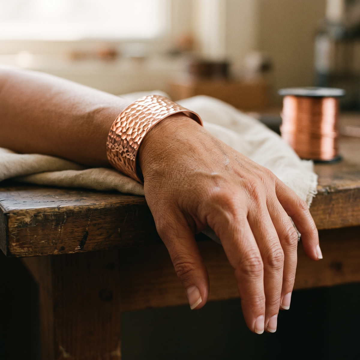 Nora's Forge Copper Bracelet