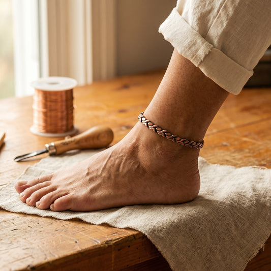 Nora's Dune Copper Anklet