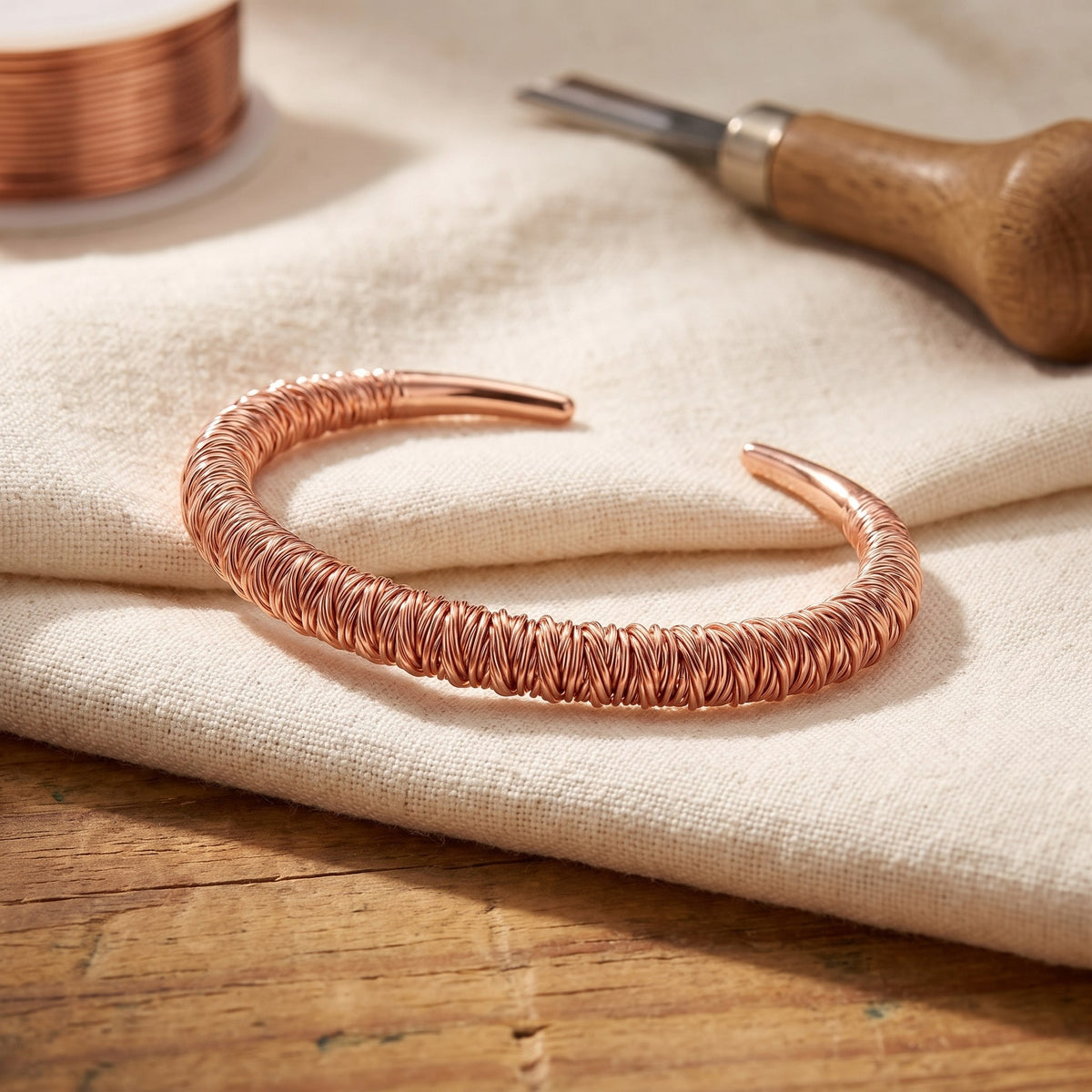 Nora's Fjord Copper Cuff
