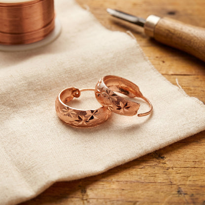 Nora's Dew Copper Earrings