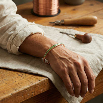 Nora's Jade Copper Bracelet