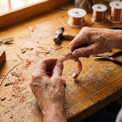 Nora's Elm Copper Cuff Bracelet