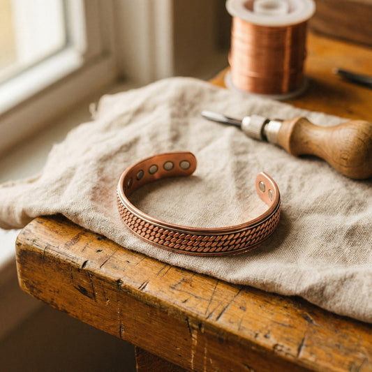 Nora's Wave Copper Bracelet