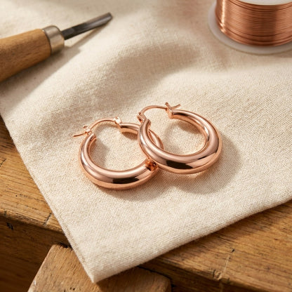 Nora's Marl Copper Earrings