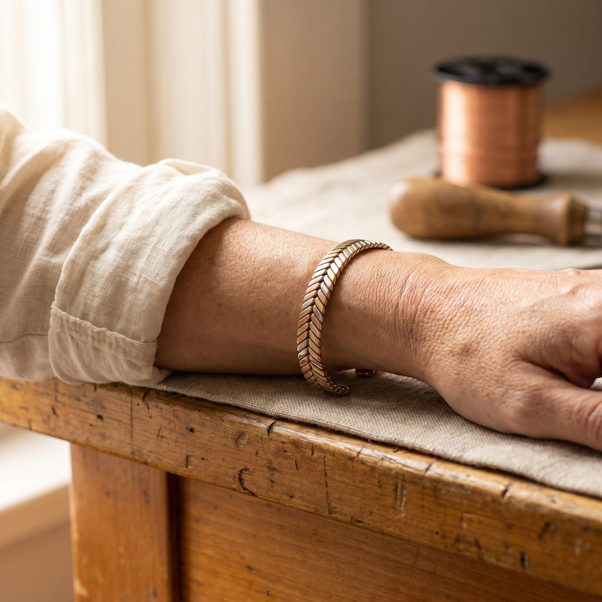 Nora's Copse Copper Bracelet
