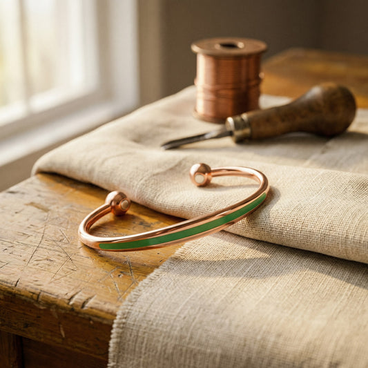 Nora's Jade Copper Bracelet