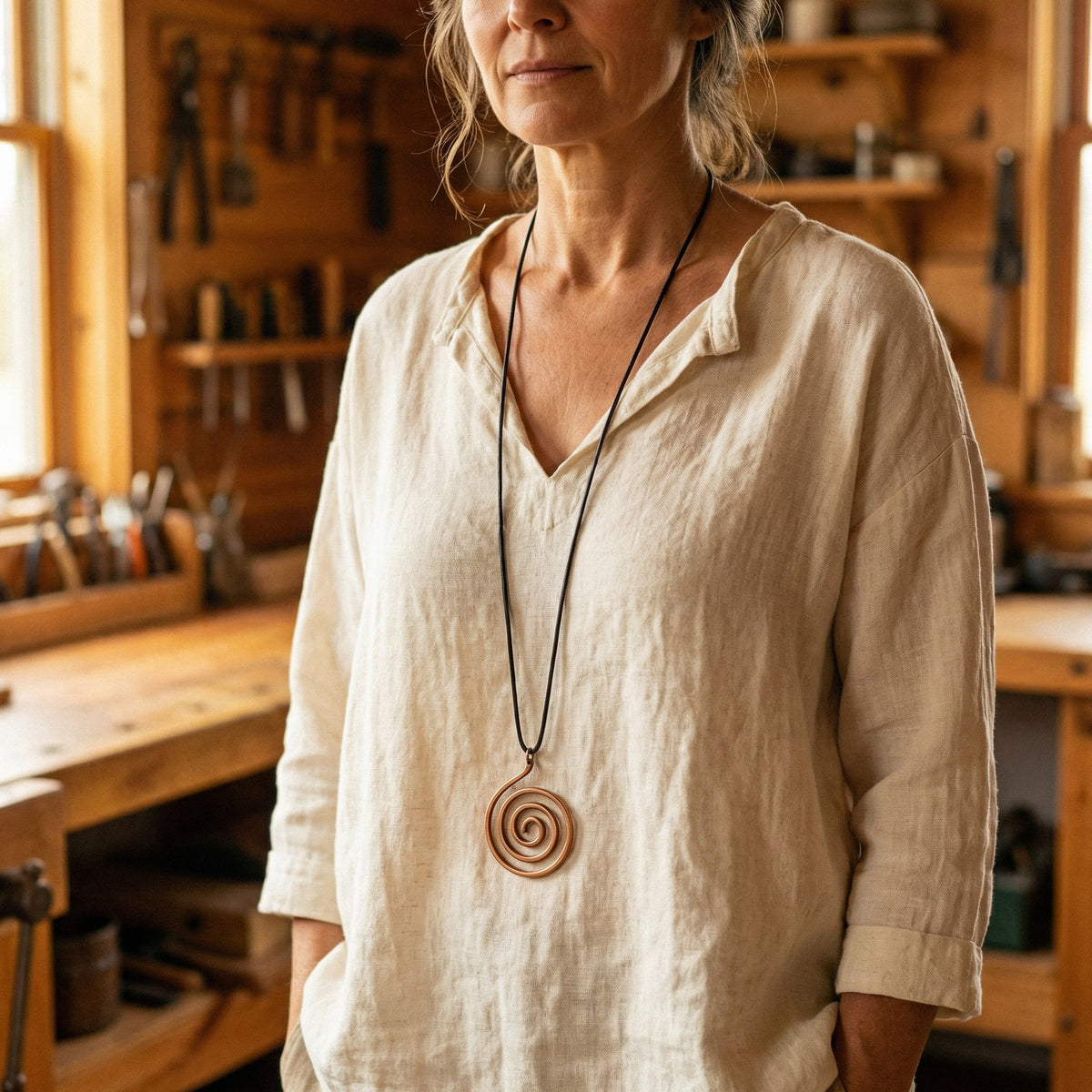 Nora's Mesa Copper Necklace