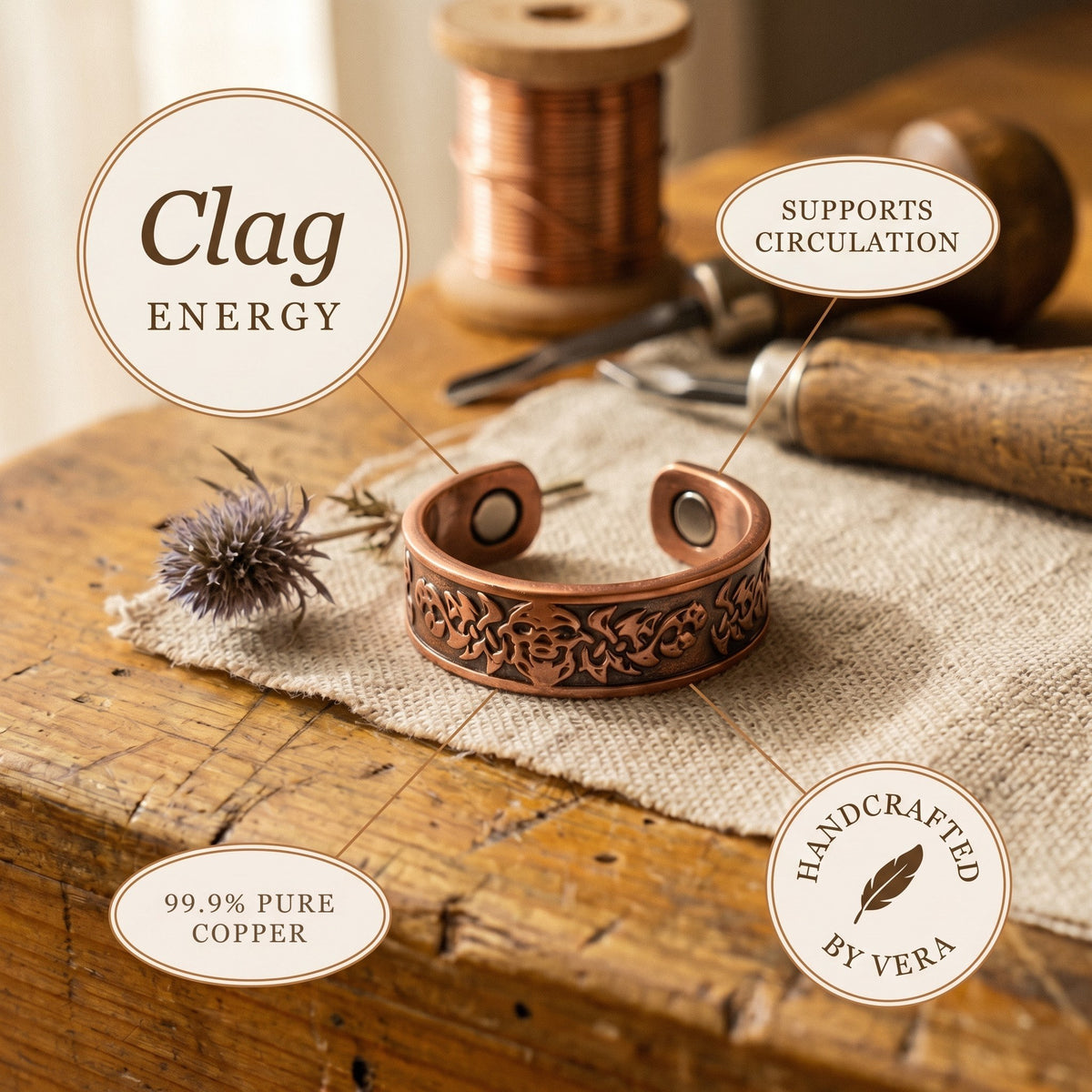 Nora's Clag Copper Ring