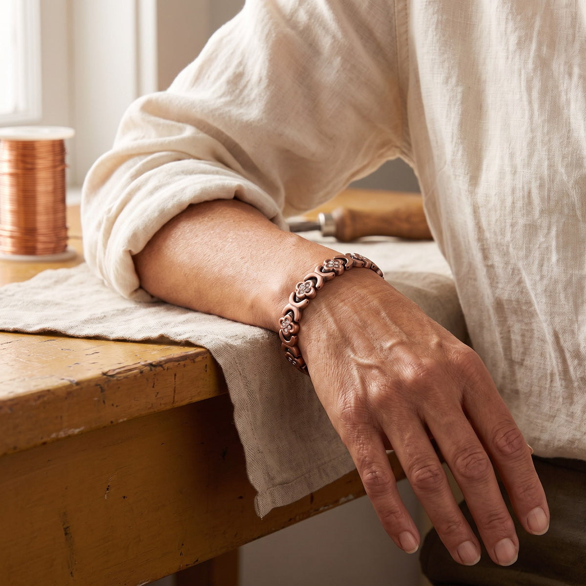 Nora's Keel Copper Bracelet