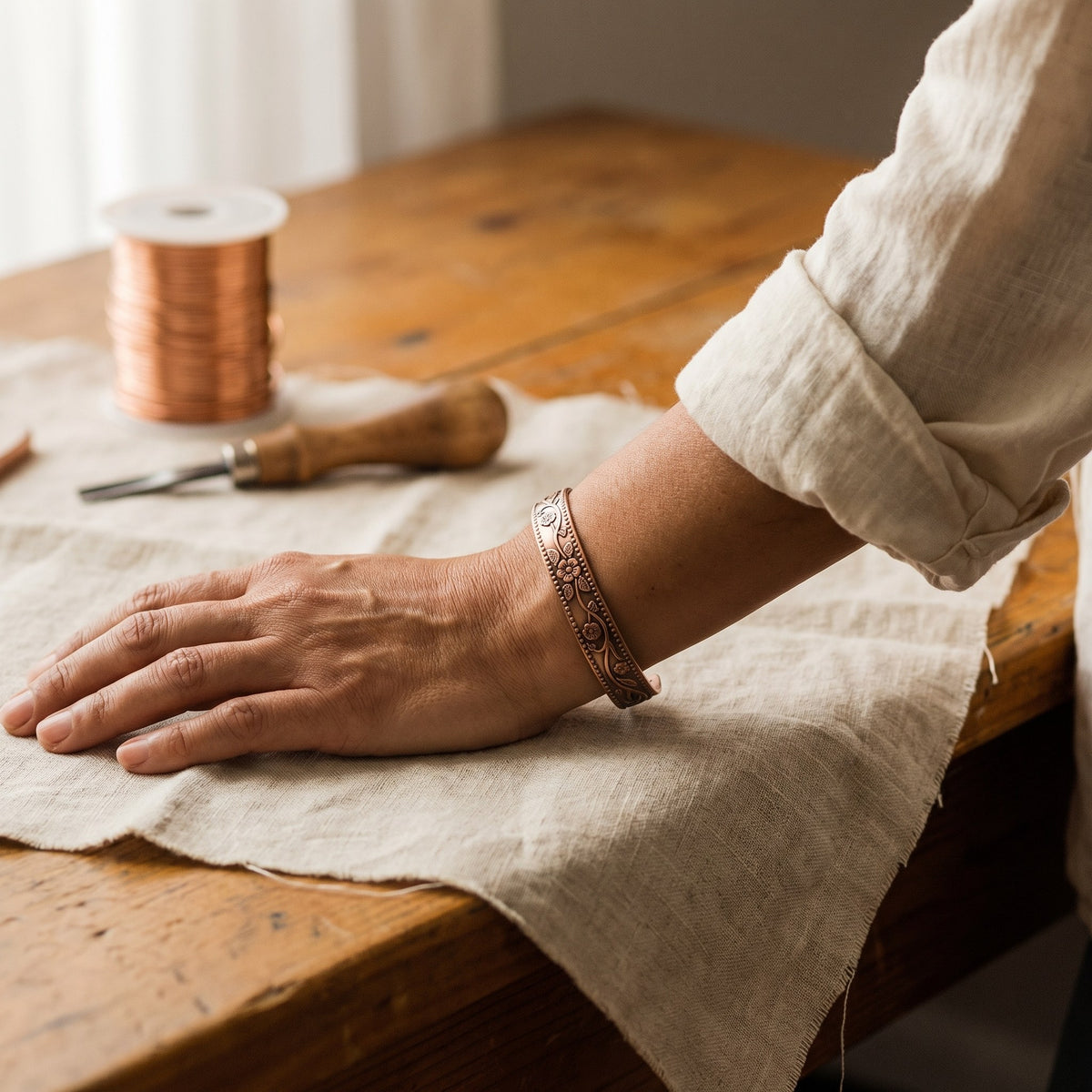 Nora's Knell Copper Bracelet