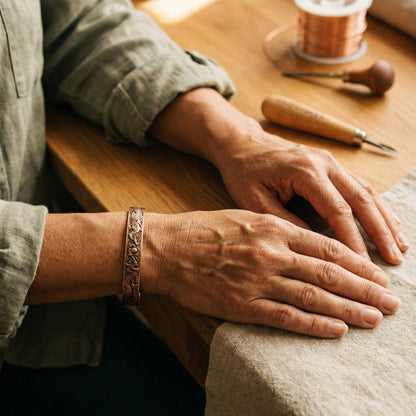 Nora's Loam Copper Bracelet