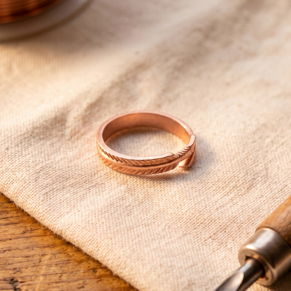 Nora's Root Copper Ring