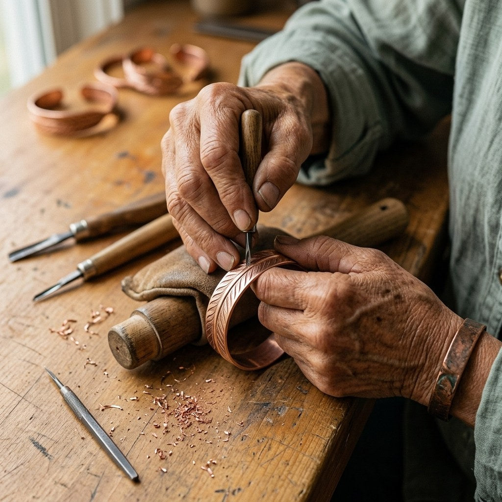 Nora's Root Copper Bracelet