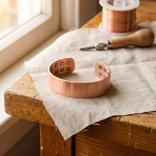 Nora's Anvil Copper Bracelet