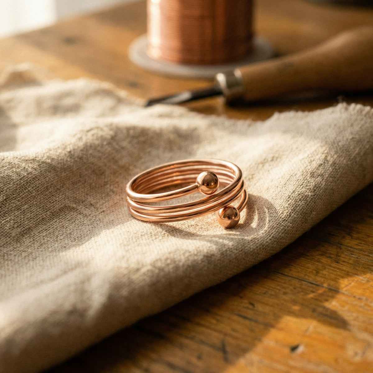Nora's Silt Copper Ring