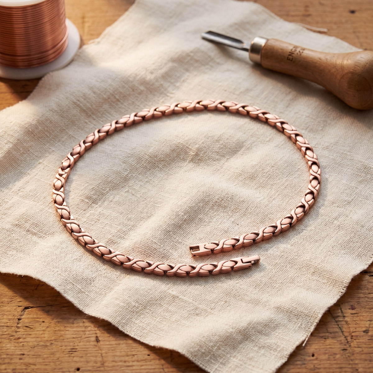 Nora's Cedar Copper Necklace