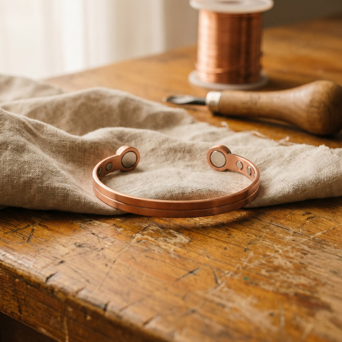 Nora's Wick Copper Bracelet