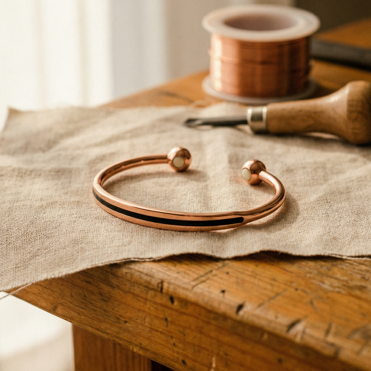 Nora's Vein Copper Bracelet
